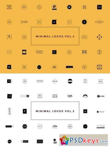 50 Minimal Logos Vol.3-4