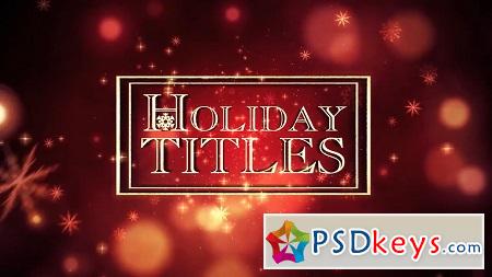 MotionArray - Holiday Titles After Effects Templates 151603