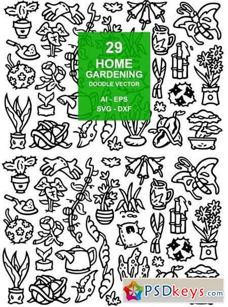 29 Home Garden Doodles