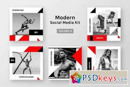 Modern Social Media Kit (Vol. 6)