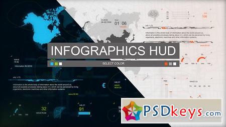 Infographics HUD Set 3 22173158 After Effects Template Download