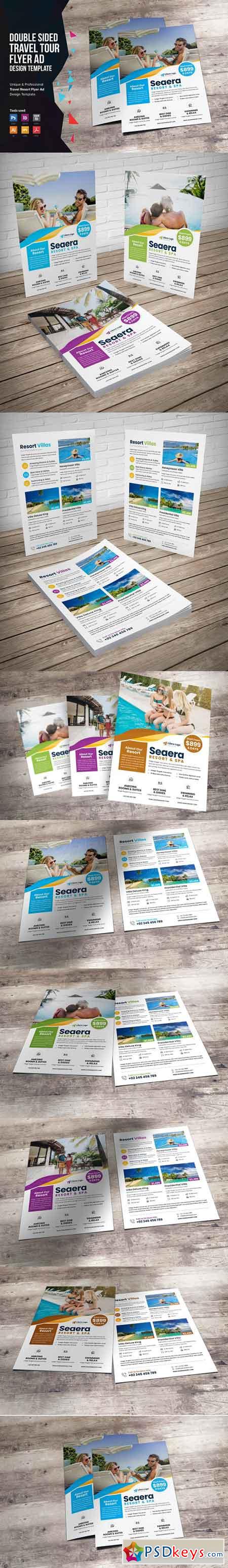 Travel Resort Flyer Design 3325312