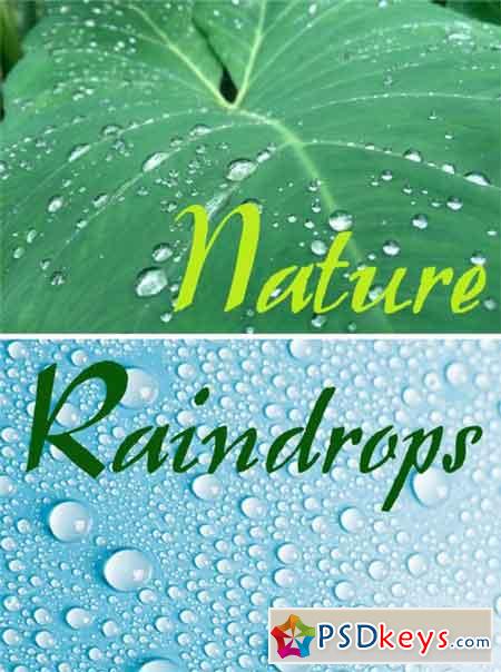 Raindrops Font