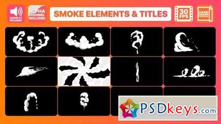 Smoke Elements, Transitions And Titles 158357 After Effects Projects