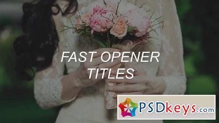 Pond5 Fast Opener Titles 087074017 After Effects Template