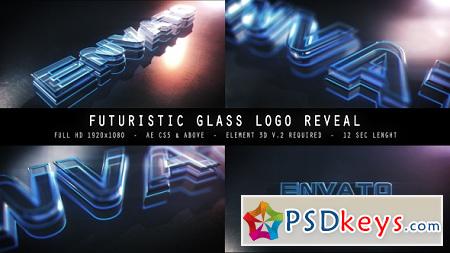 Futuristic Glass Logo Reveal 15461578 After Effects Project