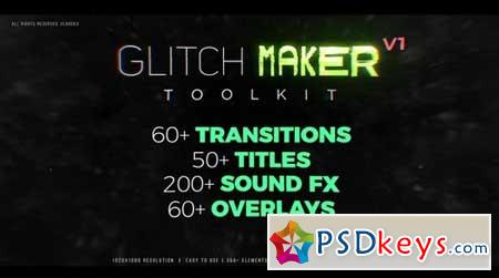 GlitchMaker Toolkit 350+ Elements 63531 Premiere Pro Templates