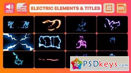 Flash FX Electric Elements And Titles 160603 After Effects Projects