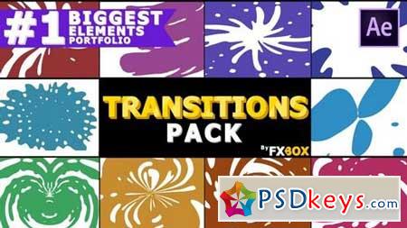 Dynamic Liquid Transitions Pack 161333 After Effects Projects