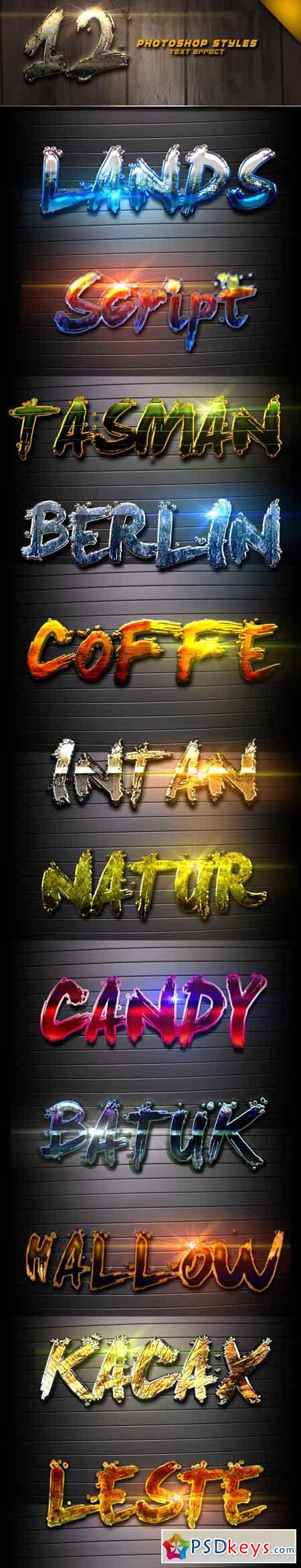 12 Photoshop text Effect Vol 4 23101015