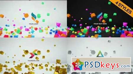 4 In 1 Logo Reveal 3D 75230 After Effects Projects