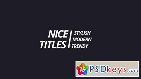 Modern Titles 163023 Premiere Pro Templates