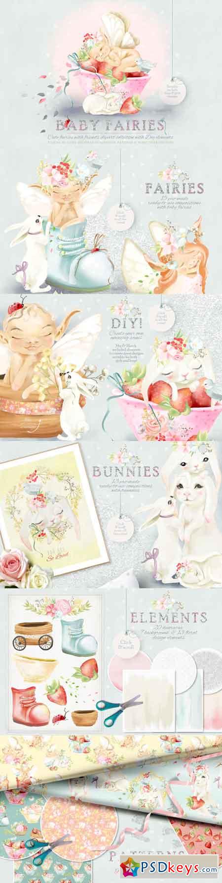 Baby Fairies Clipart Collection 2770171