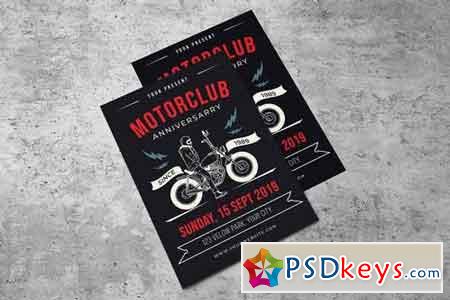 Motorclub Event Flyer