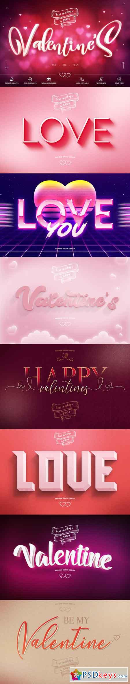 Valentine Text Effects 3314874