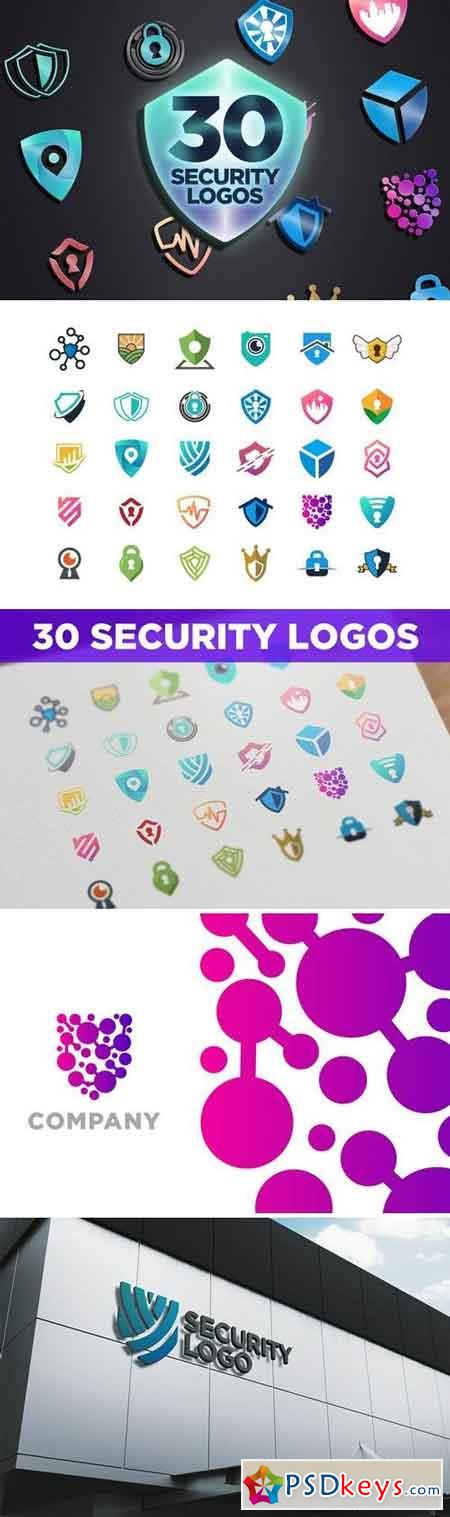 30 Modern Security Logos