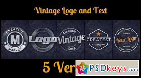 Vintage Logo And Text 166748 After Effects Projects