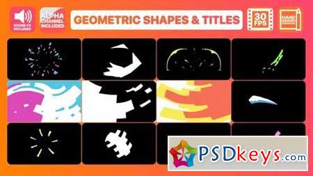 Geometric Shapes And Titles 163463 After Effects Projects