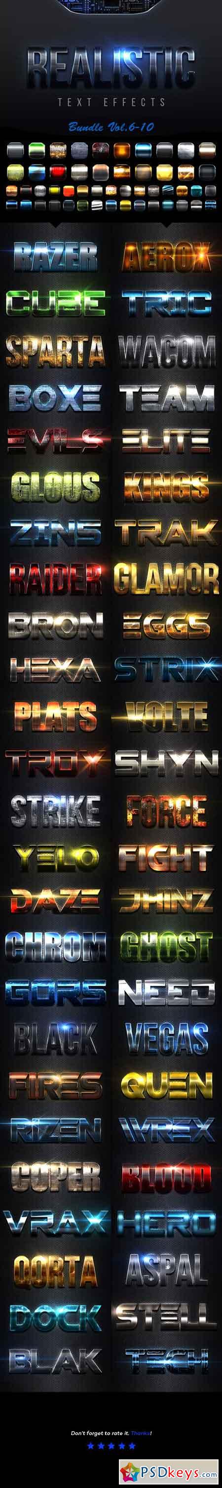 Realistic Text Effects Bundle II 23151194