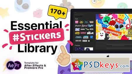 Essential Stickers Library 21180366 After Effects Projects