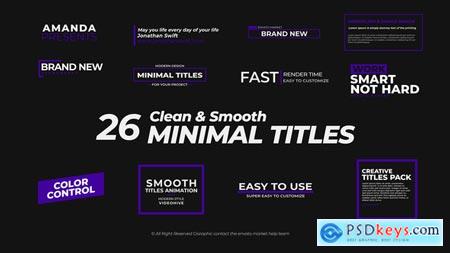 Titles Pack 21609637 After Effects Projects
