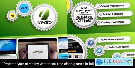 Videohive Clean Gear Company Promotion 2526856 After Effects Projects