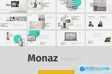 Monaz - Museum Powerpoint, Keynote and Google Slides Templates