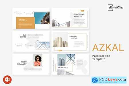 Azkal - Architecture Powerpoint, Keynote and Google Slides Templates