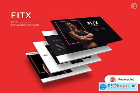 Fitx - Gym Powerpoint, Keynote and Google Slides Templates