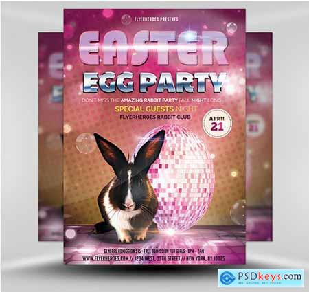Easter Party Flyer 4B