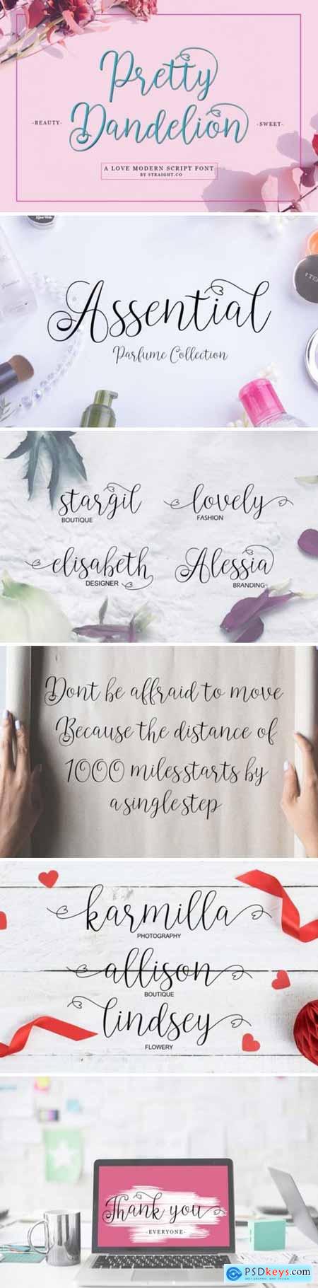 Pretty Dandelion Font