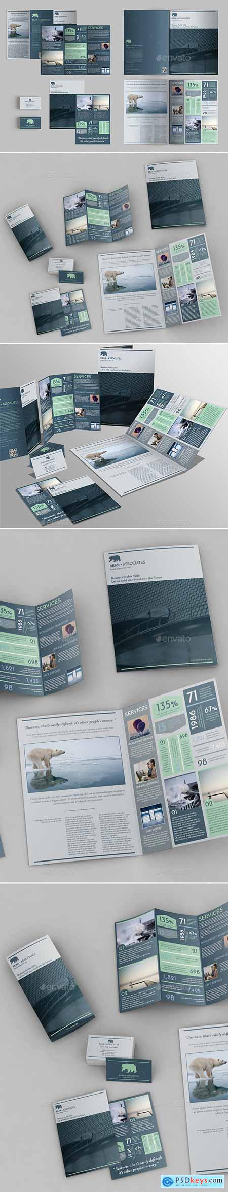 Set of Brochures Stationery Templates
