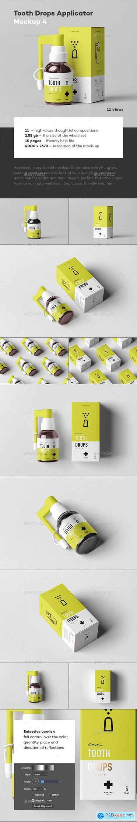 Graphicriver Tooth Drops Applicator Mock-up