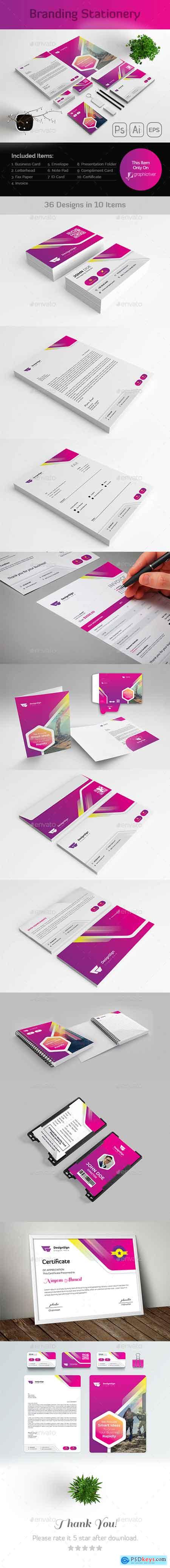 GraphicRiver Branding Stationery Template