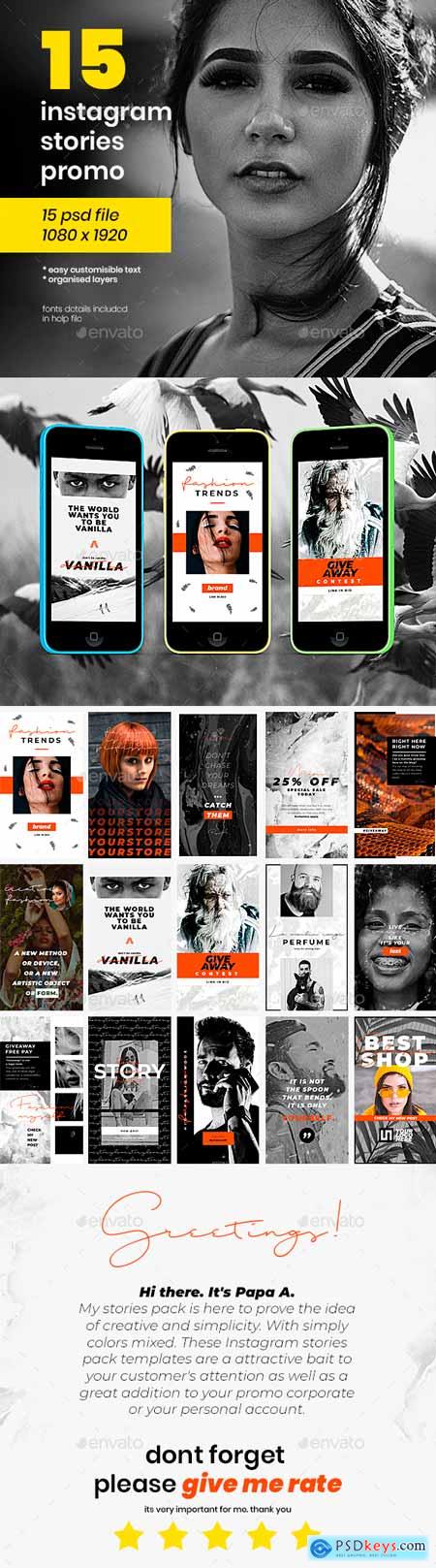 GraphicRiver Instagram Stories Promo Pack