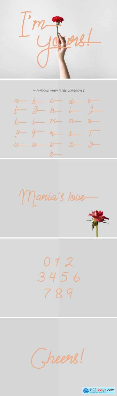 Im yours! Font