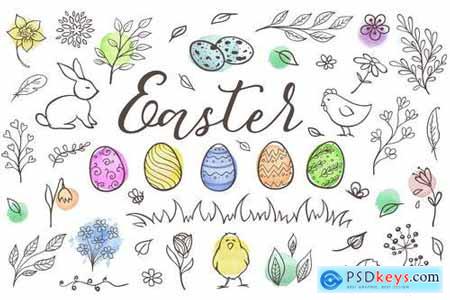 Easter Design Elements and Patterns