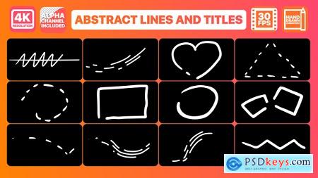 VideoHive Abstract Lines And Titles