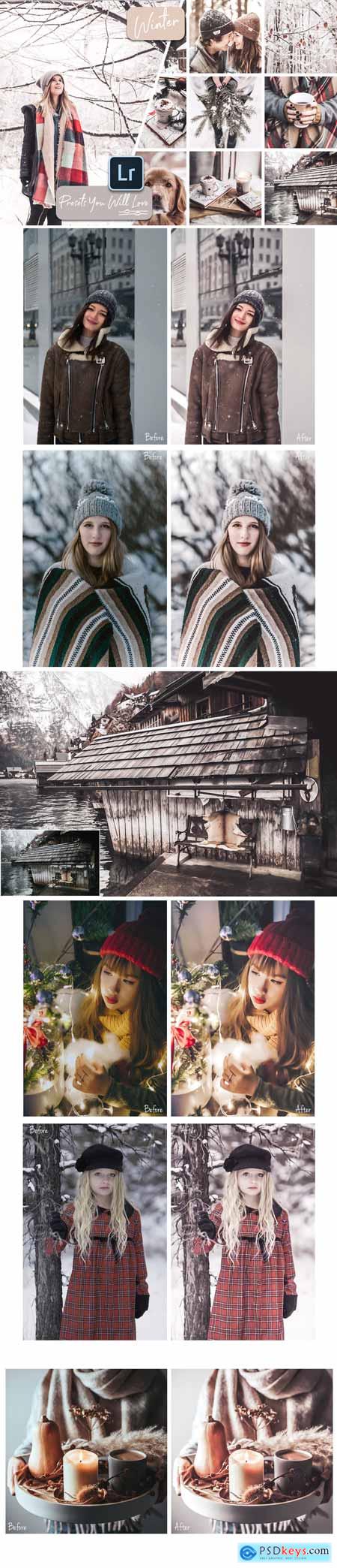 CreativeMarket Winter Lightroom Presets