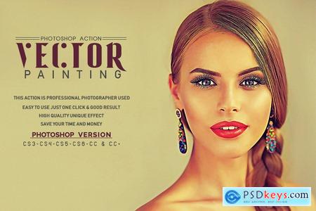 Thehungryjpeg Vector Painting Photoshop Action