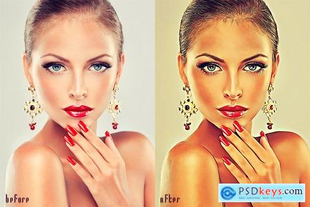 Thehungryjpeg Vector Painting Photoshop Action