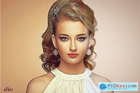 Thehungryjpeg Vector Painting Photoshop Action