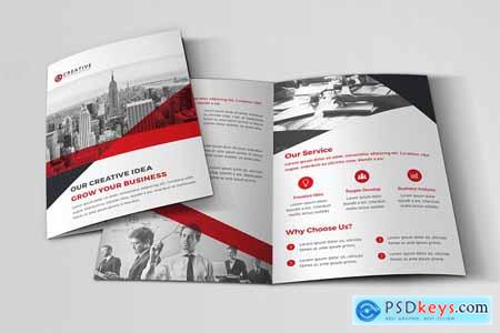 Creativemarket Business Bi-Fold Brochure