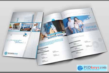 Creativemarket Real Estate Company Brochure Bi Fold