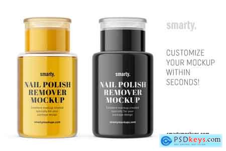 Creativemarket Nail polish remover mockups