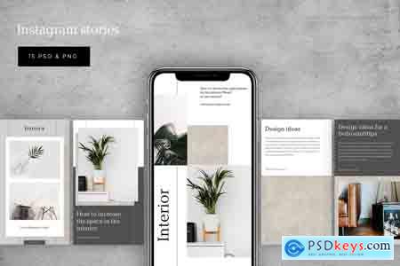 Creativemarket Interior social media template