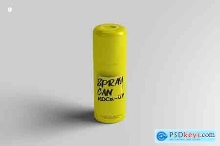 Creativemarket Spray Can Mock-Up
