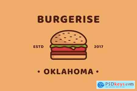 Burger Logo Template
