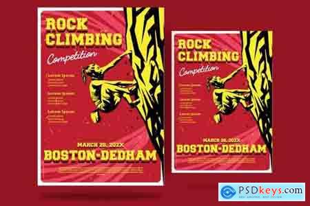 Rock Climbing Flyer