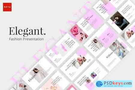 Elegant Fashion - Powerpoint, Keynote, Google Sliders Templates